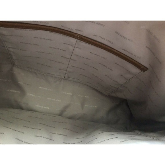 Michael Kors Tan Zippered Triple Compartment Gold Chain Tote - Picture 9 of 9